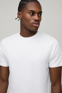 T-shirt basique slim fit à col rond
