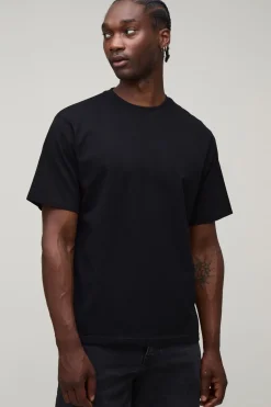 boohooMAN T-shirt basique Tall à col rond, coupe régulière<Homme Tout Afficher|Tout Afficher
