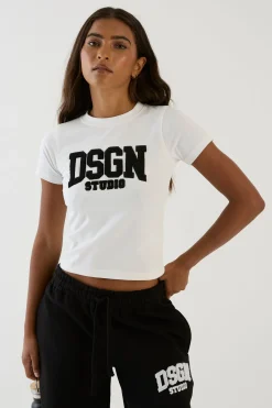 T-shirt Bébé Dsgn Studio Avec Appliqué En Éponge