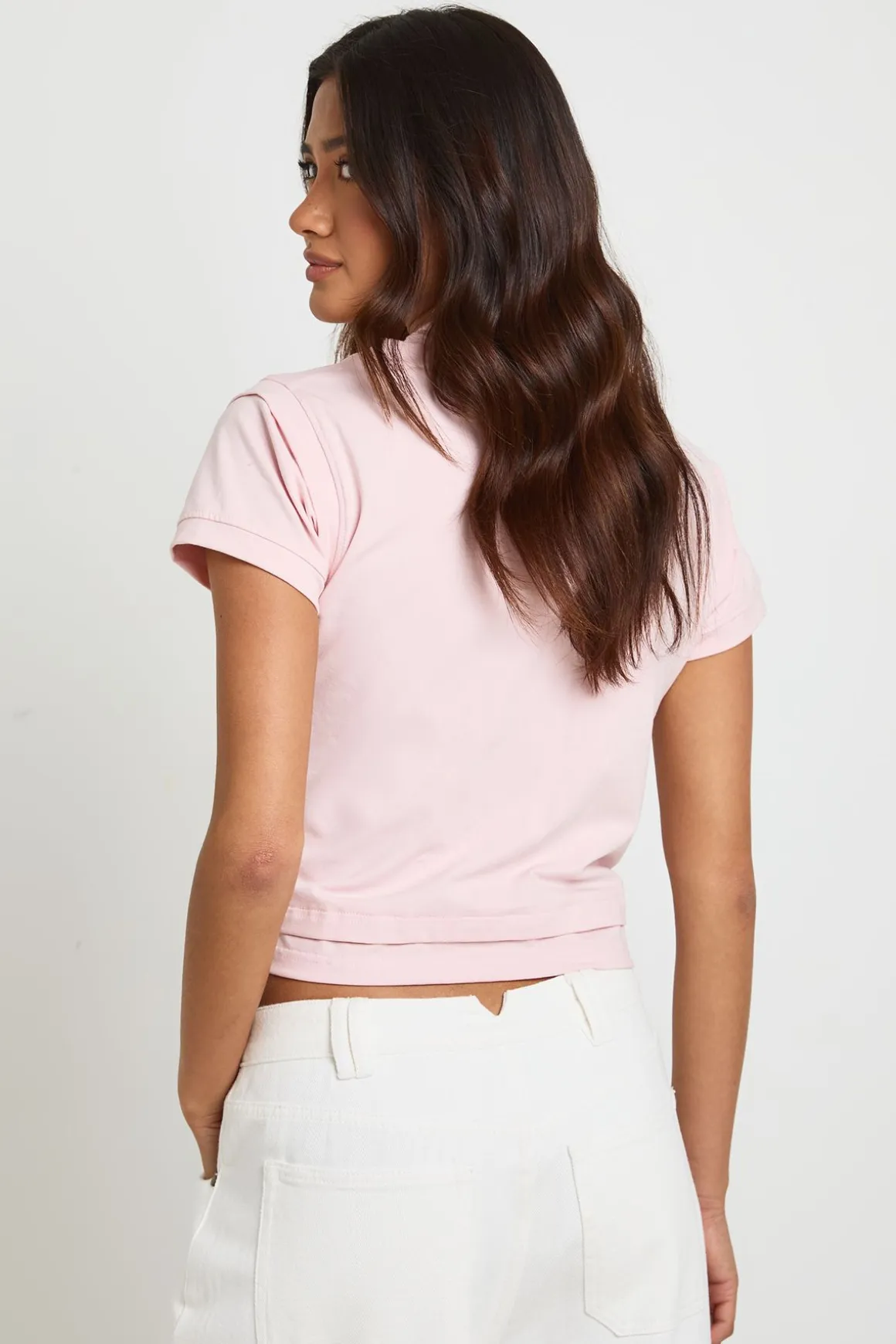 T-shirt Bébé En Coton Doux À Effet Superposé