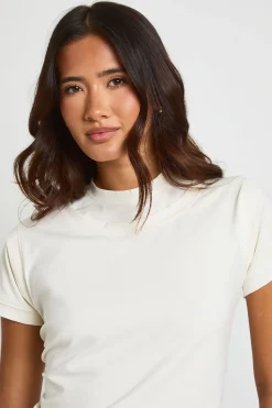 T-shirt Bébé En Coton Doux À Ourlet Superposé