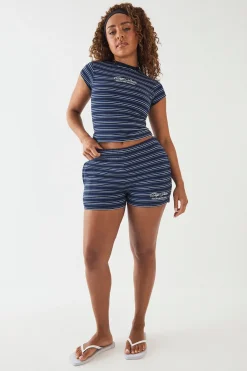 DSGN Studio T-shirt Bébé À Manches Courtes Rayé<Femme Dsgn Studio|Tops