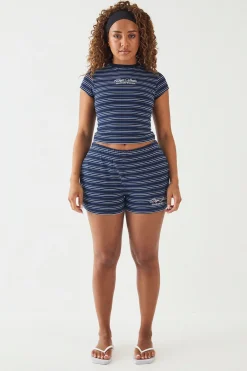 DSGN Studio T-shirt Bébé À Manches Courtes Rayé<Femme Dsgn Studio|Tops