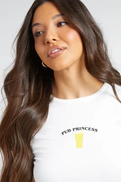 T-shirt Bébé À Slogan Football Princesse De Synthétiqueb