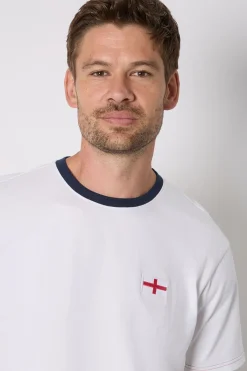 Burton T-shirt À Col Rond Avec Imprimé Angleterre<Homme T-Shirts