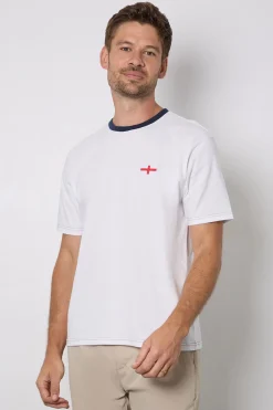 Burton T-shirt À Col Rond Avec Imprimé Angleterre<Homme T-Shirts