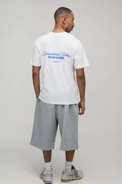 T-shirt Blanc Coupe Regular À Imprimé International Release