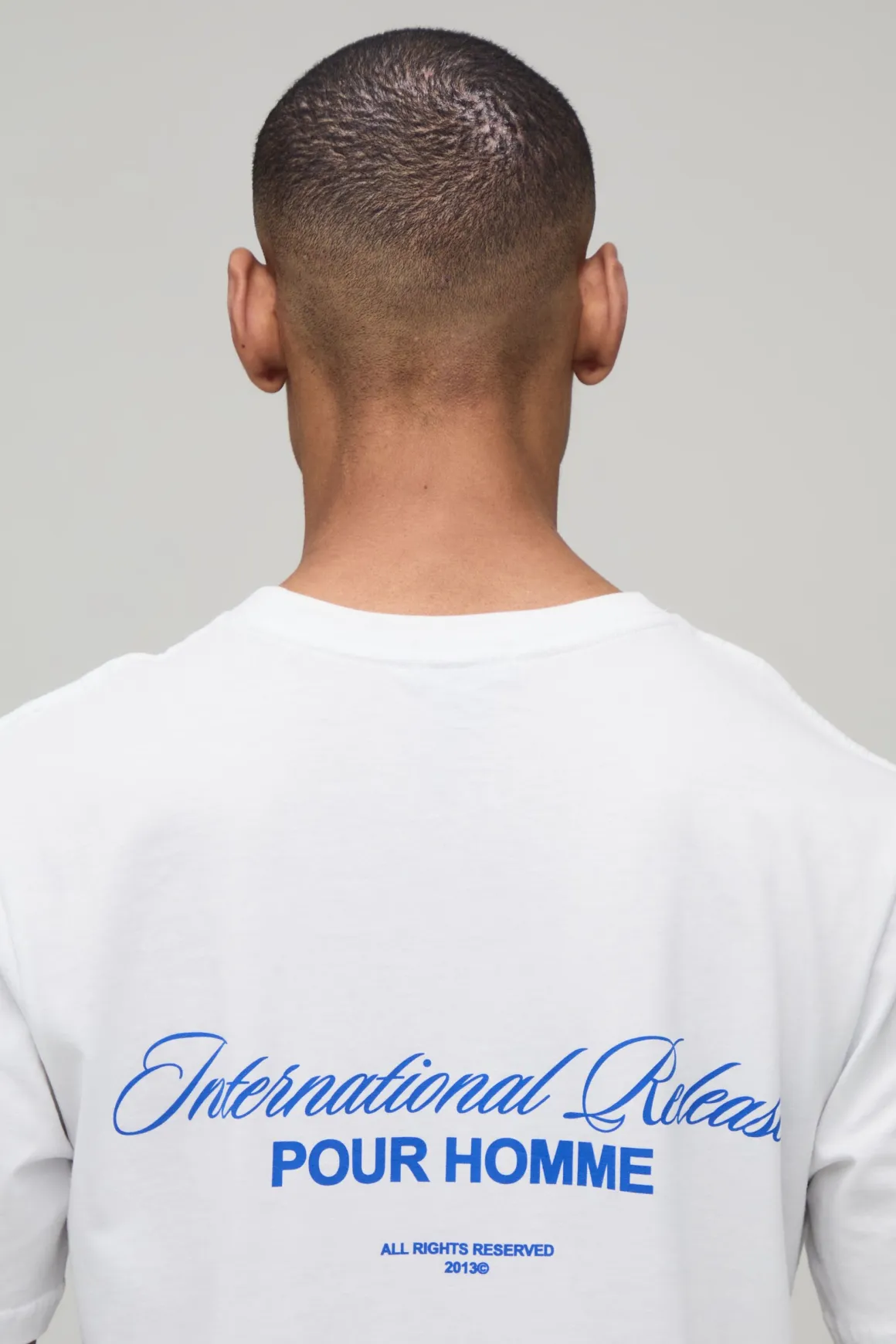 T-shirt Blanc Coupe Regular À Imprimé International Release