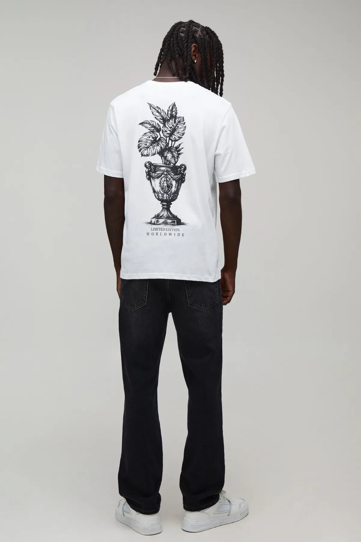boohooMAN T-shirt Coupe Regular À Imprimé Colonne Vertébrale De Palmier<Homme T-Shirts Impriméstendances|T-Shirts