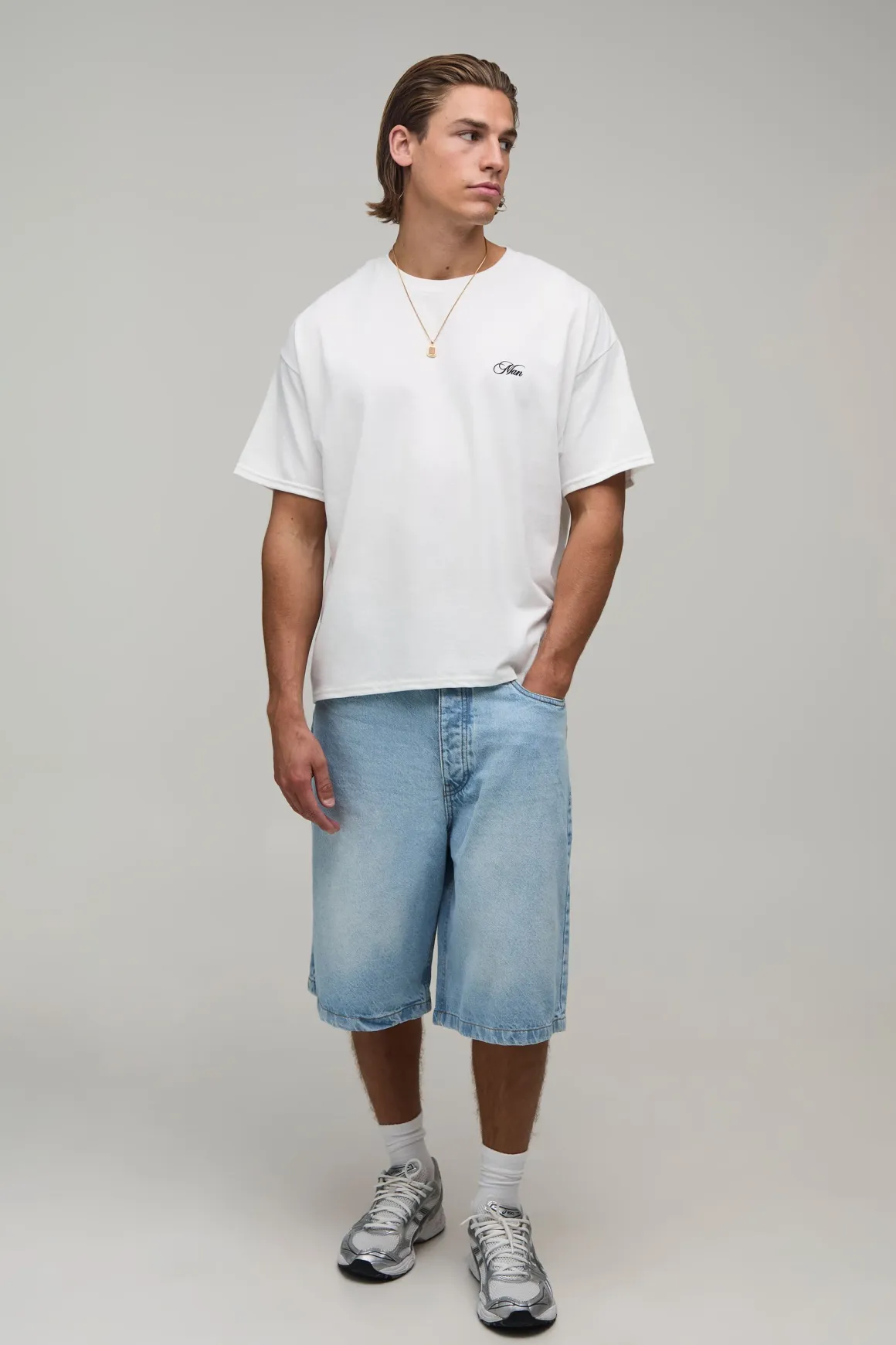 T-shirt Blanc Oversize Boxy Imprimé Yacht Rivera Club