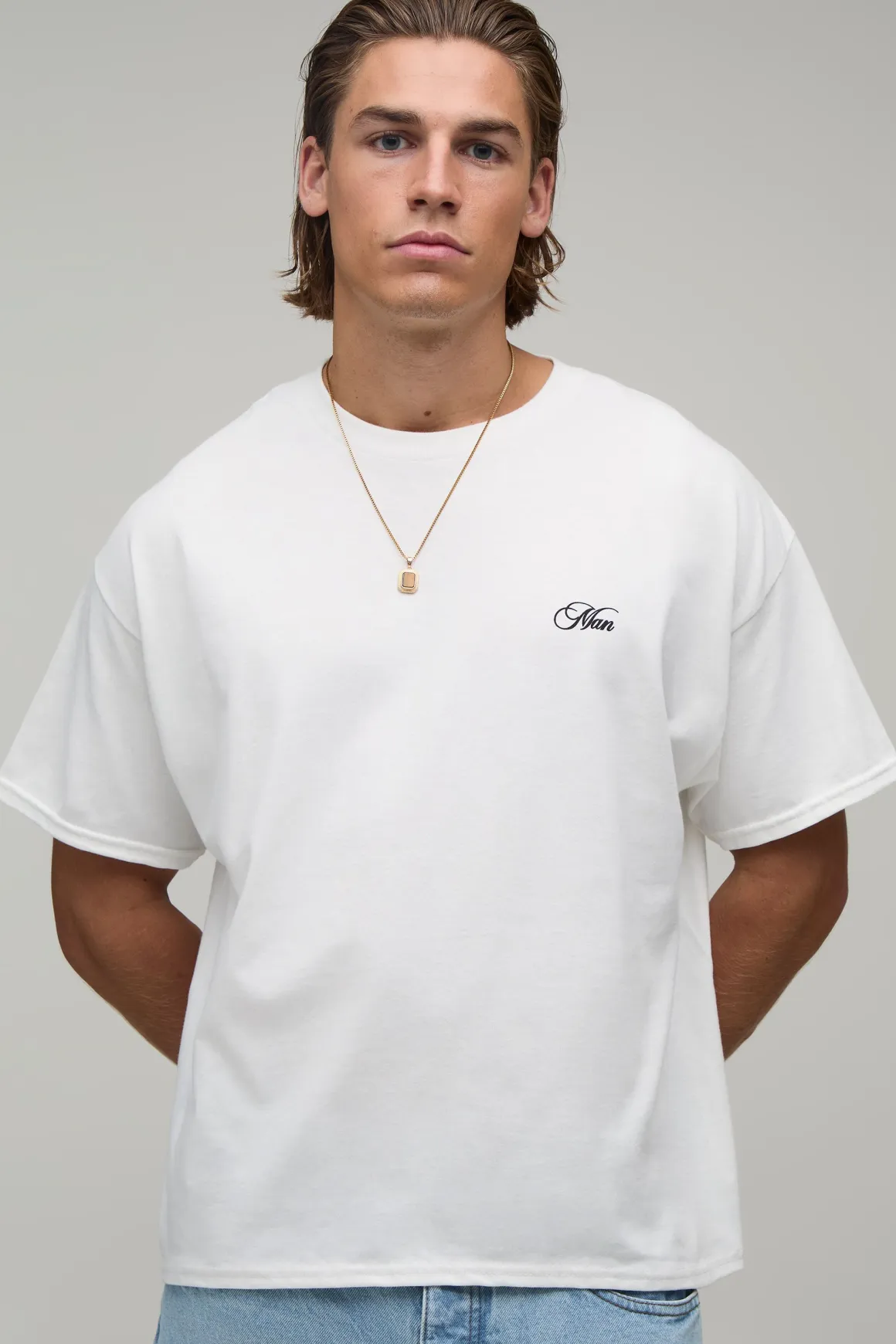 T-shirt Blanc Oversize Boxy Imprimé Yacht Rivera Club