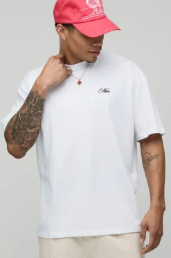 T-shirt Blanc Oversize Imprimé Yacht Club