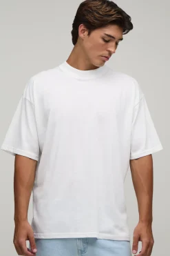 T-shirt Blanc Oversize À Imprimé Localisation