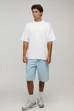 T-shirt Blanc Oversize À Imprimé Localisation