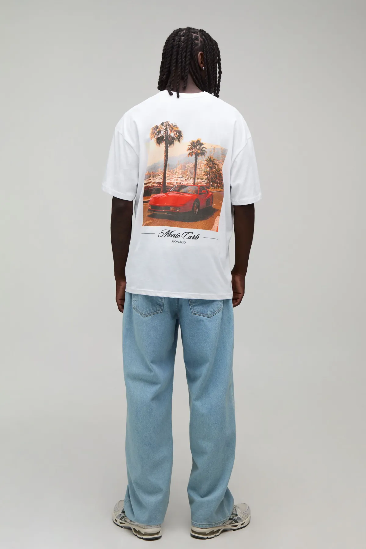 boohooMAN T-shirt Oversize À Imprimé Photographique Monte Carlo<Homme T-Shirts Impriméstendances|T-Shirts