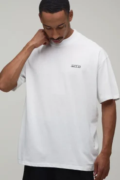 boohooMAN T-shirt Oversize Imprimé Araignée Sur Les Coutures<Homme T-Shirts Impriméstendances|T-Shirts