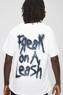 T-shirt blanc oversize Korn License
