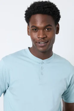 Burton T-shirt Col Grand-père<Homme T-Shirts