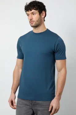 Burton T-Shirt Bleu Marine Uni Col Rond<Homme T-Shirts