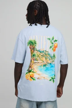 boohooMAN T-shirt Oversize À Imprimé Rivera<Homme T-Shirts Impriméstendances|T-Shirts