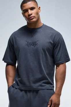 boohooMAN T-shirt Boxy Actif Homme<Femme Athleisure