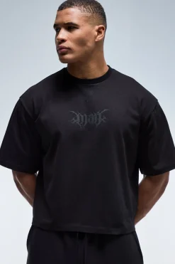 boohooMAN T-shirt Boxy Actif Homme<Femme Athleisure