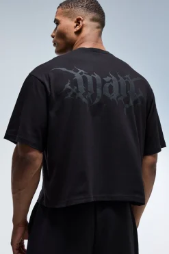 boohooMAN T-shirt Boxy Actif Homme<Femme Athleisure