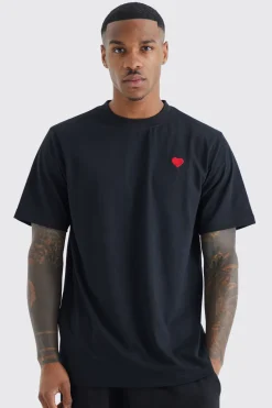 T-shirt Brodé Cœur