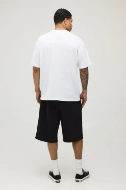 T-shirt Brodé Fleurs Surdimensionné