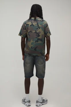 T-shirt Camouflage Coupe Regular
