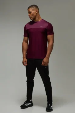 boohooMAN T-shirt Chiné Homme Coupe Regular Performance Active<Femme T-Shirts|Athleisure