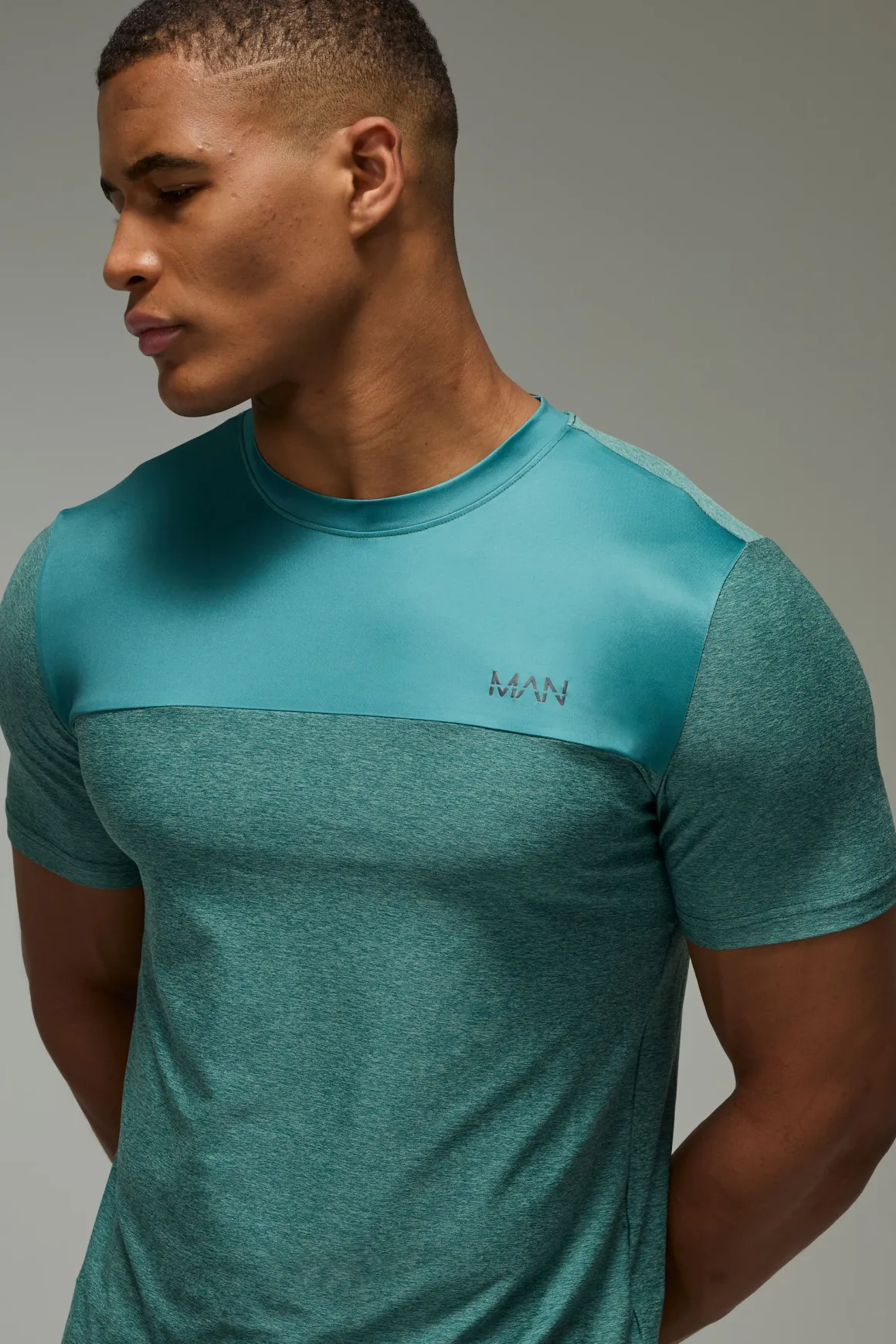 T-shirt Chiné Homme Coupe Regular Performance Active