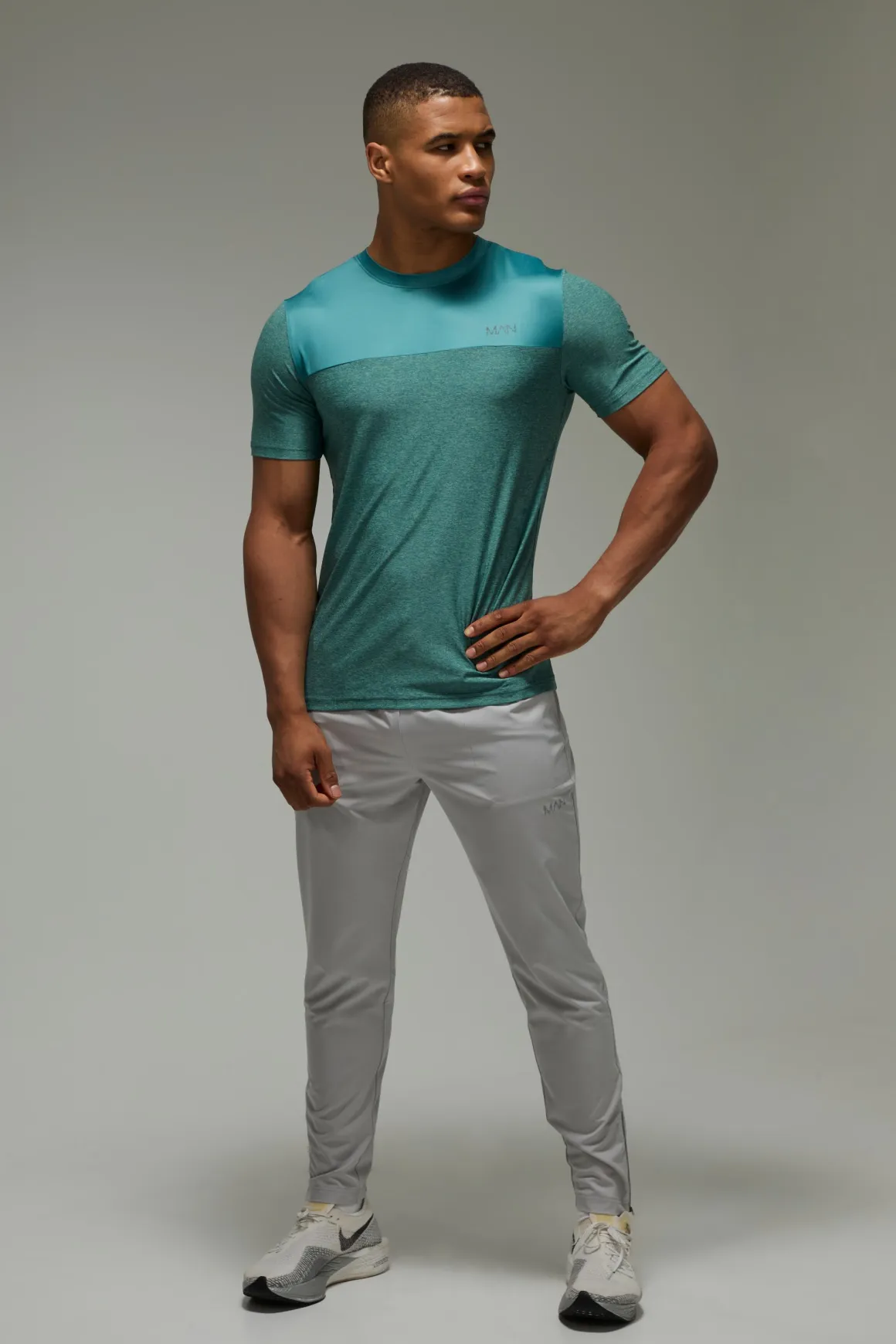 T-shirt Chiné Homme Coupe Regular Performance Active