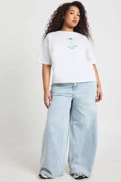 boohoo T-shirt Cocktail Trèfle Saint-Patrick Grande Taille<Femme Tops