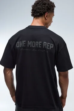 T-shirt À Col Allongé Oversized One More Rep