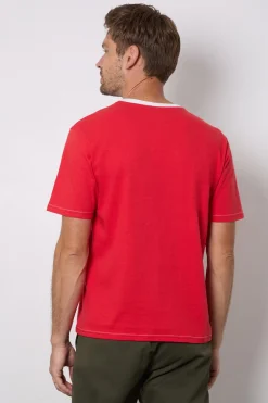 Burton T-shirt Col Rond Avec Écusson Angleterre Sur La Poitrine<Homme T-Shirts