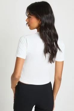 boohoo T-shirt Col Rond Seconde Peau Pour Tous Les Jours<Femme Tops