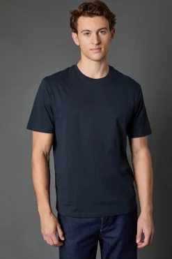 T-Shirt Col Rond Uni Marine