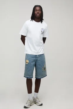 T-shirt Coupe Regular Avec Broderie Localisation Maroc