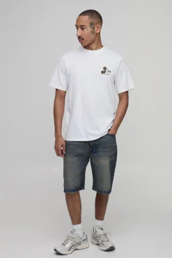 boohooMAN T-shirt Coupe Regular Avec Imprimé Mickey Sous Licence<Homme T-Shirts Impriméstendances|T-Shirts