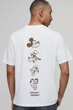 boohooMAN T-shirt Coupe Regular Avec Imprimé Mickey Sous Licence<Homme T-Shirts Impriméstendances|T-Shirts