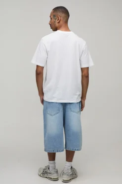 T-shirt Coupe Regular Avec Palmier Brodé