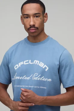 T-shirt Coupe Regular Avec Texte Ofclaman Floqué