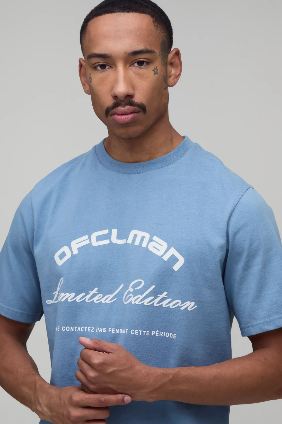 T-shirt Coupe Regular Avec Texte Ofclaman Floqué