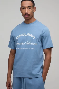 T-shirt Coupe Regular Avec Texte Ofclaman Floqué