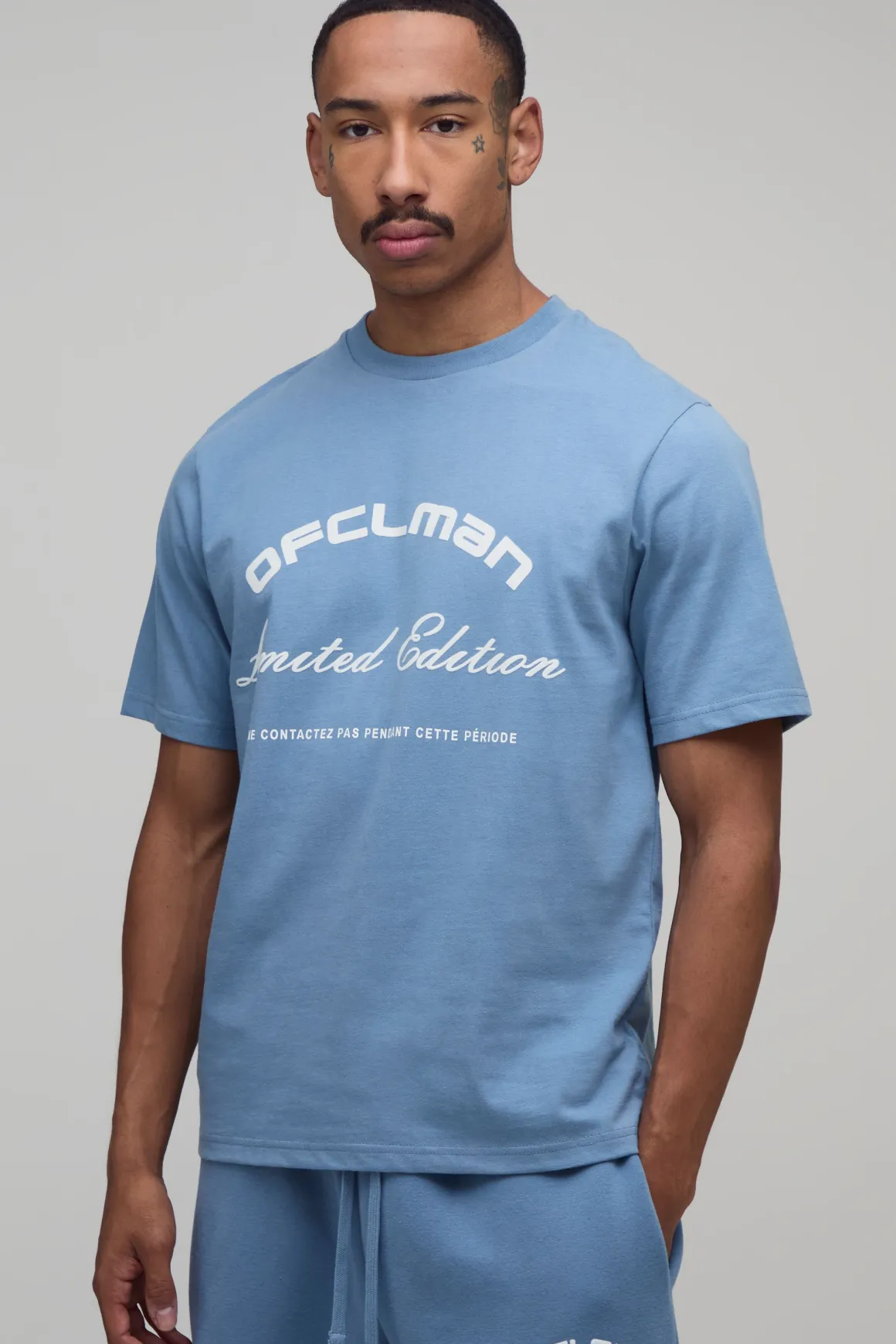 T-shirt Coupe Regular Avec Texte Ofclaman Floqué
