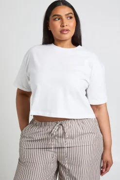 T-shirt Court Ample Et Boxy Oversize Plus Basic