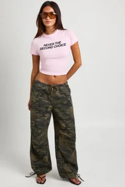 T-shirt Court Baby Tee Jamais Le Second Choix