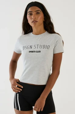 T-shirt Court Bébé Brodé Appliqué Dsgn Studio