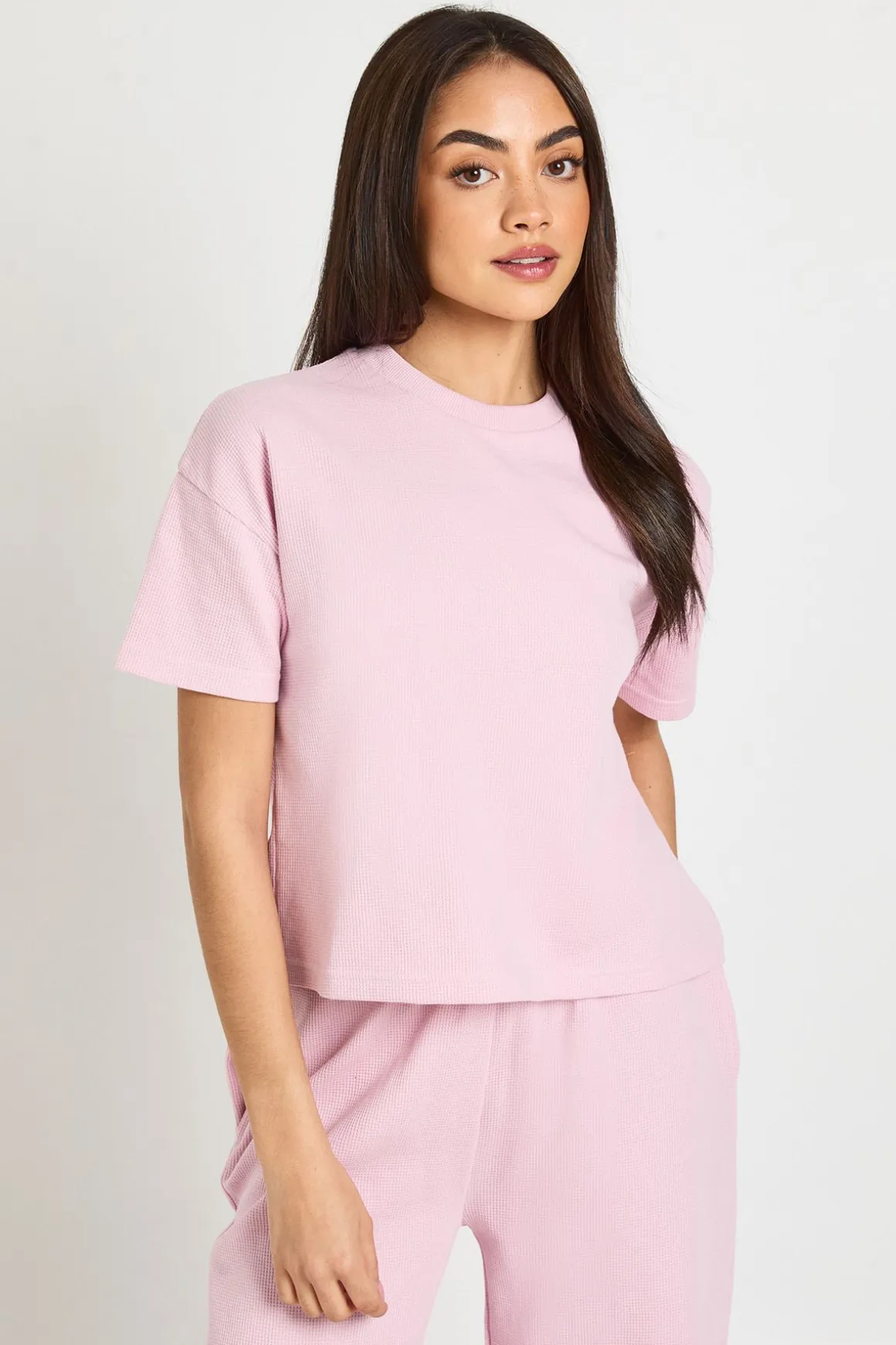 T-shirt Court Boxy Gaufré